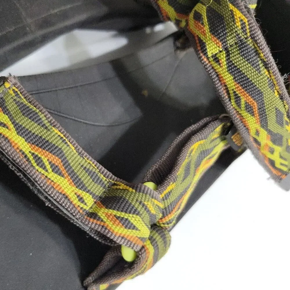 Teva Hurricane Shoes Womens 5 Water Sandals‎ Green Boho Hook Loop Comfort Straps
